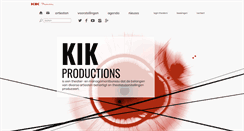 Desktop Screenshot of kikproductions.nl
