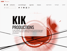 Tablet Screenshot of kikproductions.nl